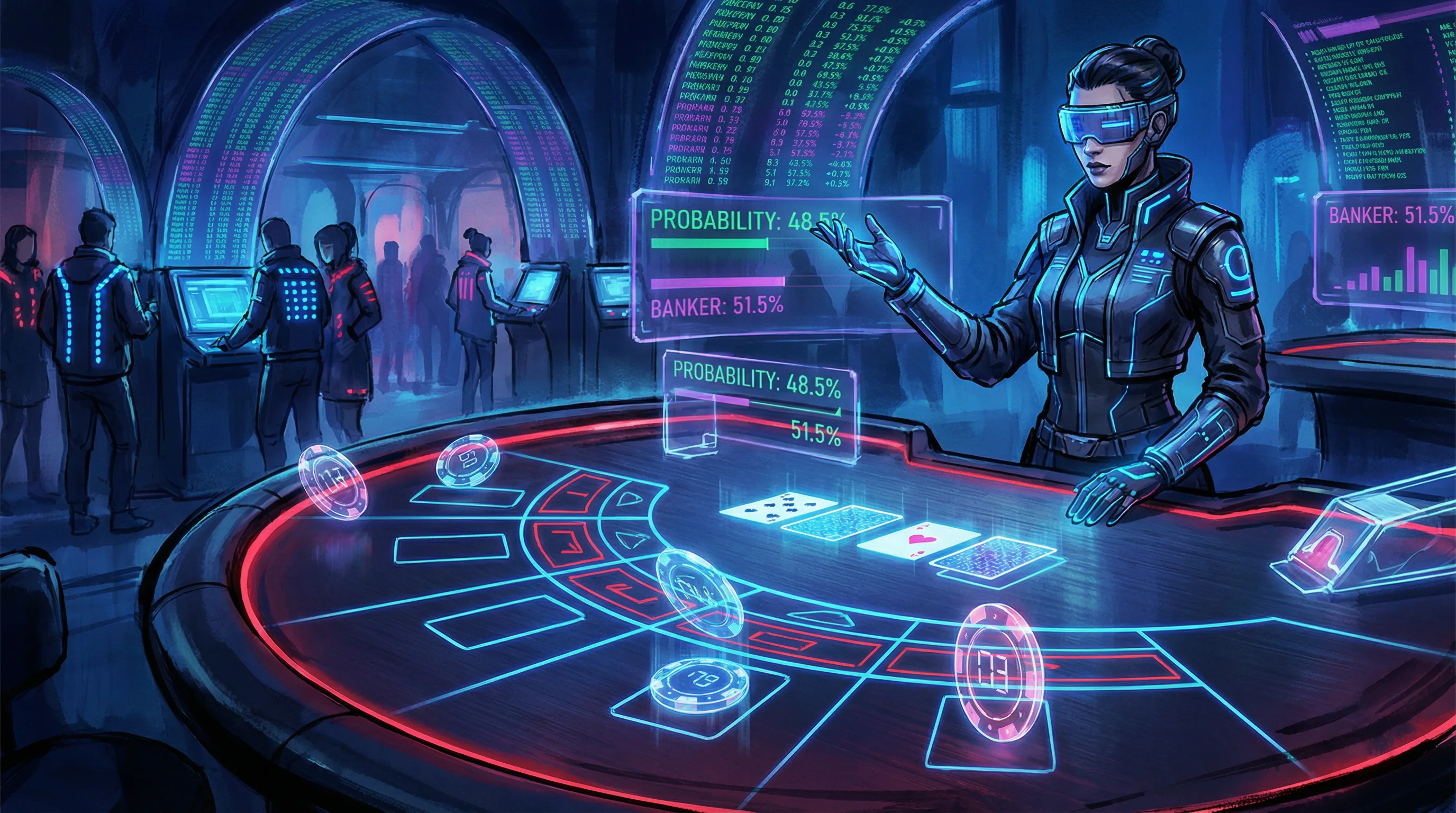 王者棋牌 ag真人赛博牌桌 - 庄闲概率推演