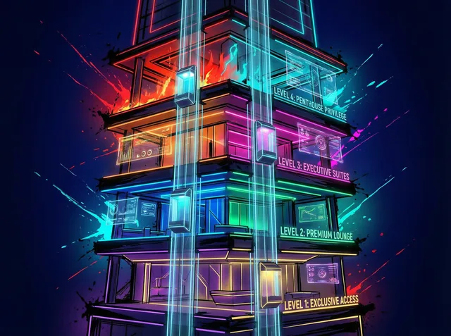 王者棋牌 泼墨摩天楼VIP层级 - 赛博特权